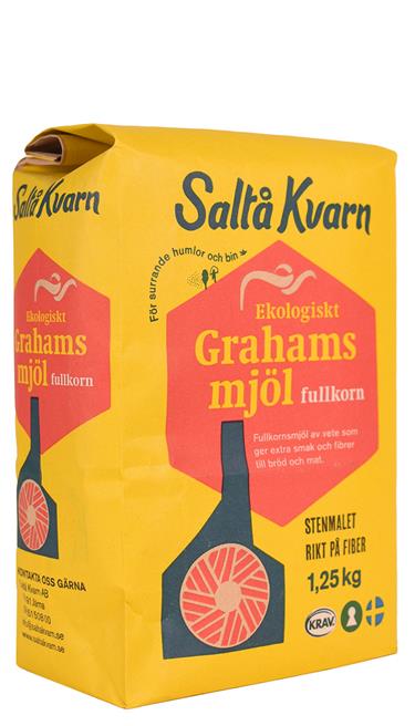 Saltå Kvarn Grahamsmel, 1,25 kg.